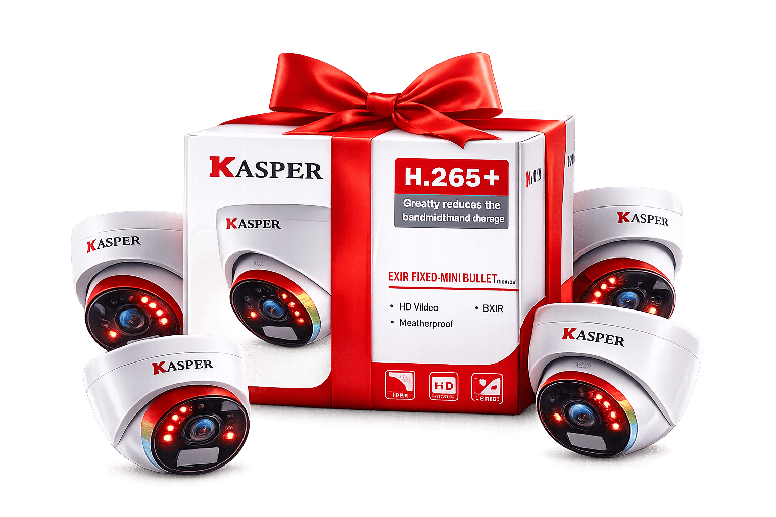 باكج كاميرات H.265+ - كاسبر