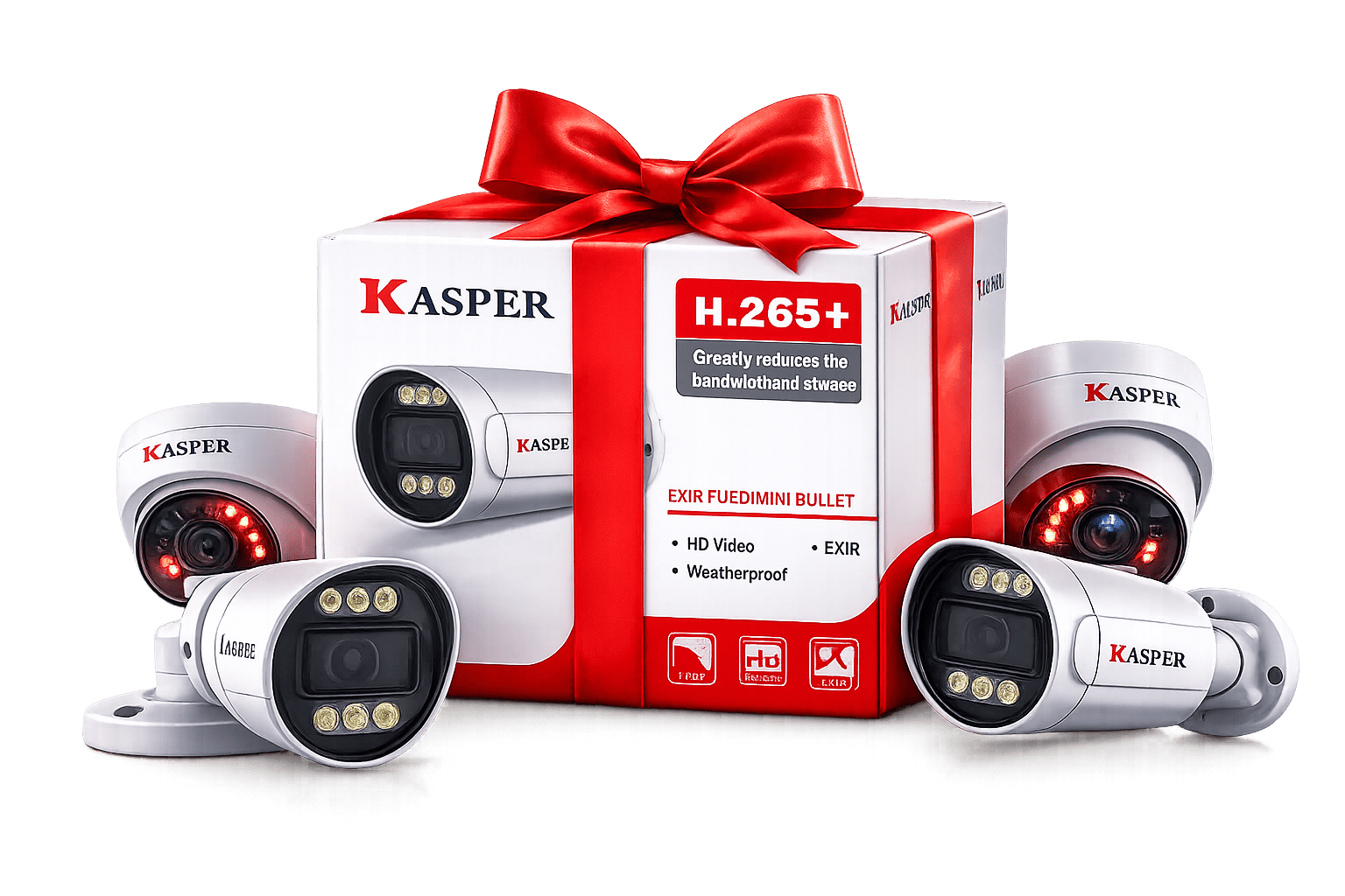 باكج كاميرات H.265+ - كاسبر 2